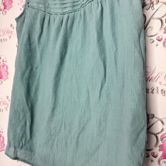 Mandee tank top crochet blue boho sea ocean beach flowy comfy bohemian beachy - Picture 3 of 8